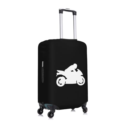 Motorcycle Travel Luggage Cover Suitcase Protector Fits 29-32 Inch Case(Black,XL)2