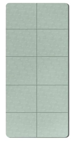 YAKINO K}bǵA܂肽ݎŁA 8mm  TPE fނōĂAg[jOGNTTCYɓKĂAɂA[₷A[obOtĂ܂B (183cm×61cm×0.8cm,O[)