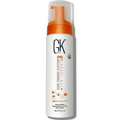 GK HAIR Keratin Volumizing Mousse for Fine & Thin Hair – Sulfate-Free Styling Foam, Medium Hold, Adds Volume & Shine, No Frizz, Blowout & Curl Enhancer, Color-Safe, 8.5 Fl Oz image 2