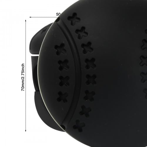 Dokeno Lenkrad Drehknopf Schwarzer Silikon Auto Lenkradknopf Universal Lenkradspinnknopf Lenkhilfe 360°Drehbarer Lenkradknopf für Autos Traktor Rasentraktor Boot Gabelstapler