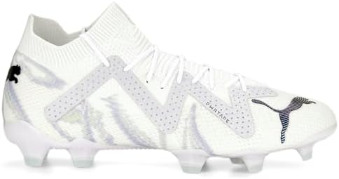 PUMA Mens Future Ultimate Brilliance Firm GroundAg Soccer Cleats Cleated, Firm Ground, Turf - White - Size 5.5 M