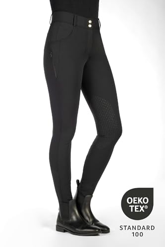 Pantalon basanes silicone femme HKM Ari maintien et grip classique