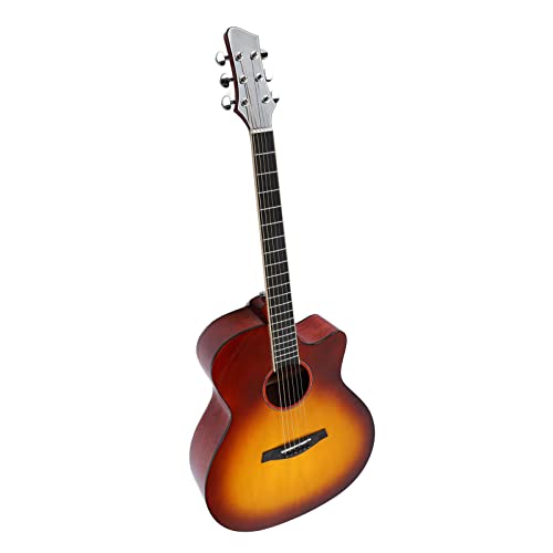 Pack de Démarrage de Guitare Folk pour Débutant, Guitare Acoustique Longue Durée de Vie Belle Texture Entièrement équipée pour les Débutants (Couleur du coucher du soleil) - Les Beatles, Paul McCartney, John Lennon, RIngo Starr, George Harrison Pack de Démarrage de Guitare Folk pour Débutant, Guitare Acoustique Longue Durée de Vie Belle Texture Entièrement équipée pour les Débutants (Couleur du coucher du soleil) – Image 5