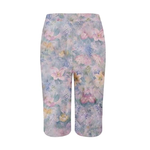 Pantalon été large taille élastique femmes plage chic et ample
