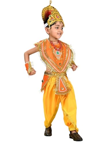 Image of BookMyCostume Indian Raja King Historical Mythology Kids & Adults Fancy Dress Costume 12-14 years