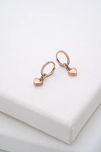 Ted Baker London Harrye Tiny Heart Huggie Hoop Earrings For Women (Rose Gold Tone) #TOP5
