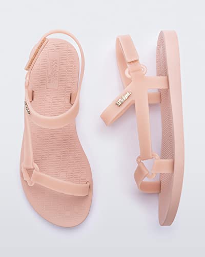 Sandália Melissa Sun Downtown Feminino, Rosa/Rosa, 35