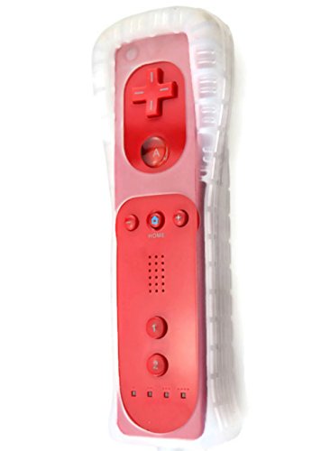 wii remote controller AMGGLOBAL® Remote Controller in Blue Red White Black Pink For Nintendo Wii Remote WII + FREE SILICONE COVER