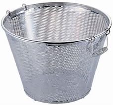 UK 18 – 8 Punching Fried Colander depth type 45 cm Hole Diameter: φ 5.0