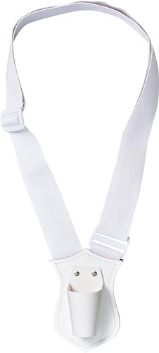 JAY-PEE Parade Flag Carrier White Web Nylon Single Strap Flag Carrier