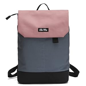 Ela Mo Rucksack Damen – Schön u. Durchdacht – Daypack mit Laptopfach & Anti Diebstahl Tasche für Ausflüge, Uni, Schule u…