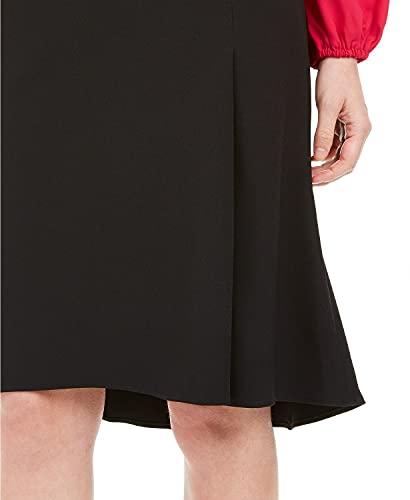 Kasper Women's Stretch Crepe Skirt with Layer Detail3