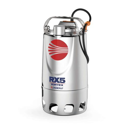 Bomba de elevación Pedrollo Rx Vortex 540 Aguas Residuales 1,1 Kw Trifásico 380 V 14,4 M3/h