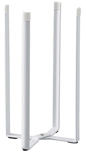 Extra Hands Kitchen Stand Holder for Bags, Bottles and Cups in White Finish