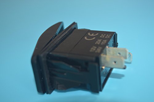 Amarine Made 12V 20 Amp Waterproof Led On/Off Boat Marine Spst 3P Rocker Switch With Light (Blue) #TOP5