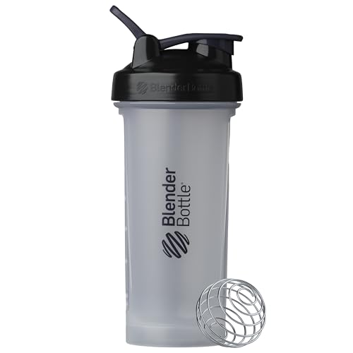 Image of BlenderBottle Classic V2 Shaker Bottle Perfect for Protein Shakes and Pre Workout, 28-oz, Black