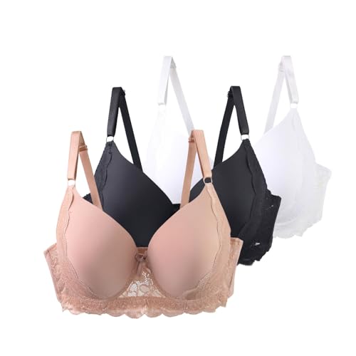 Brassiere femme sans armature et invisible avec bretelles amovibles | Lot de 3