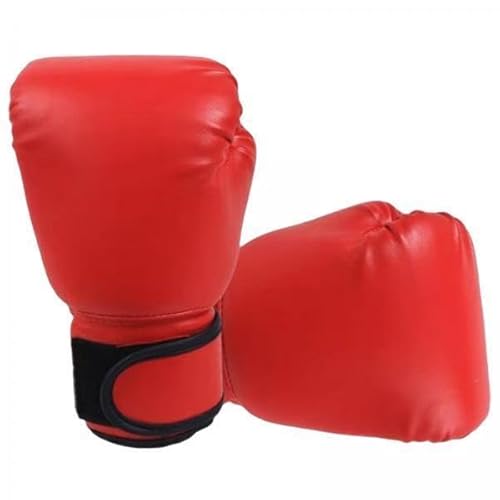 predolo 2xBoxing Gloves Muay Thai Kick Boxing Leather Sparring Heavy Bag Workout MMA Gloves Mitts Work for Adult and Children