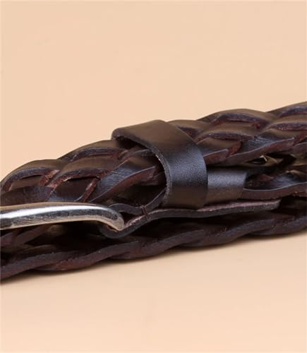 Rfmfkkg Women Casual Weaving Belt Leather Girdle Breathable Belt For Jeans Jeans Golf Belts4