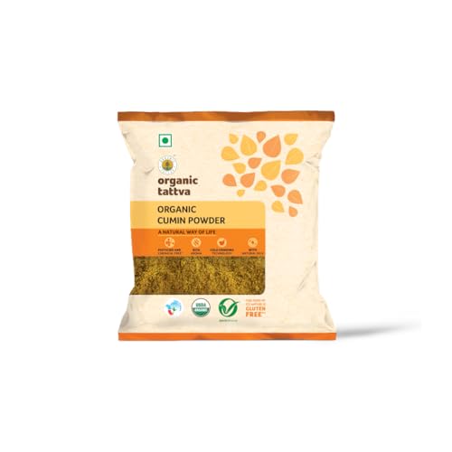 Organic Cumin (Jeera) Powder -100 G | 100% Vegan, Gluten Free and NO Additives | Fresh, Clean, and sorted