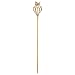 TOYANDONA Re Scettro Wand Re Scettro Re Costume Prop Decorazioni di Halloween Giocattolo Cosplay Costumi Accessorio Theater Costume di Halloween Prop Festa A Tema Favori D' Oro