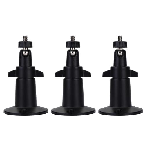YOUNAFEN 3Pcs Convenient Camera Wall Mount Support Convenient Wall Mounts Indoor Outdoor Stand Holder Set for Security Cameras