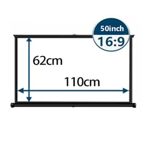 Pantalla de proyector retráctil de 50 pulgadas 16:9 miniatura 7