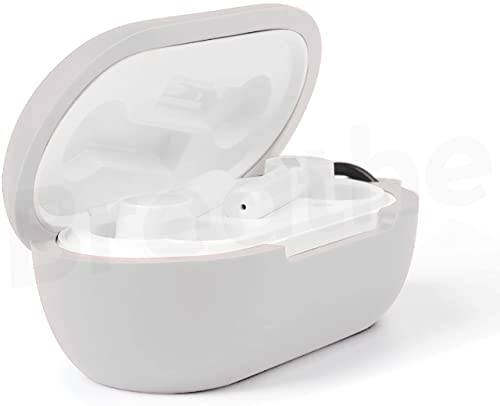 Image of YellowInc Case Cover Compatible with OnePlus Buds Z2 (Earbuds Not Included) (White)