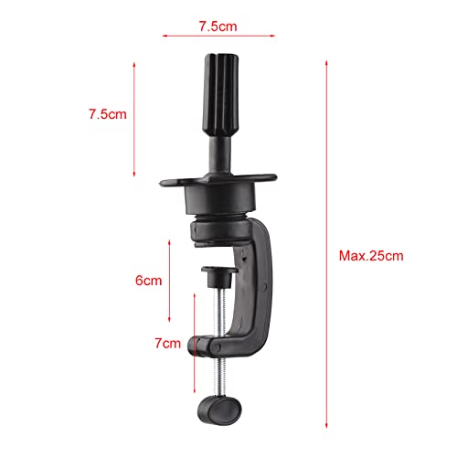 ERYUE Cabeça de Treinamento de manequim Peruca Titular Peruca Titular Mesa Braçadeira de Mesa De Plá