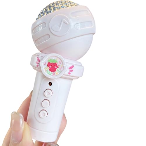 Easy Keychain Lovely Microphone Shape Easy Carry Solution Hanging Charm for Quick Notes Reminders User Friendly Gift