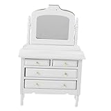 Mini coiffeuse : la coiffeuse miniature exquise ajoute une touche de sophistication à tout décor de mini maison