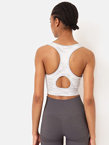Image of CULT CultSport | Women's Slip-On Sports Bra | Seamless Technology Full-Coverage Sports Bra | Racerback Medium-Impact