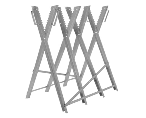 Produktfoto von Sägebock Metall 80x84x80cm verzinkt 150kg Sägegestell Holzsägebock Säge Kettensägebock Holzbock