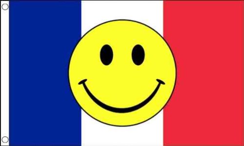 Drapeau Acid Smile Goofy Face 150cm x 90cm