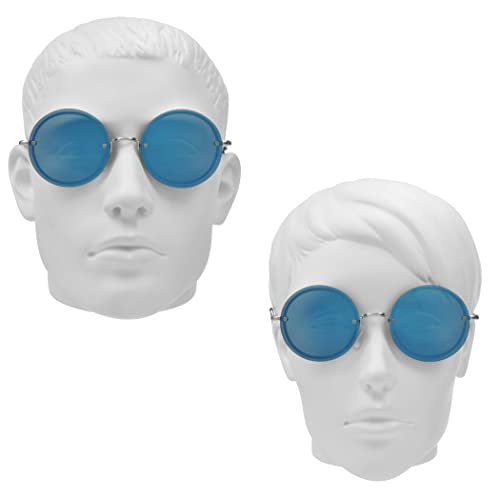 Image of proSPORT Oversize Round Big Circle Sunglass Men Women Metal Frame
