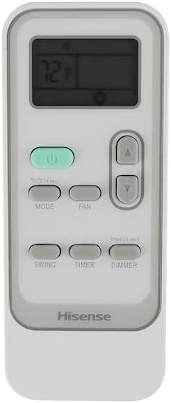 Remote control for Hisense Portable Air Conditioner