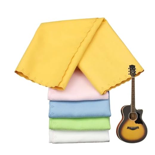 Paños de fibra para limpiar, paños de microfibra para instrumentos musicales, juego de trapos de 5, anti estático multiusos, paño para piano, guitarra eléctrica, bajo eléctrico y limpieza de