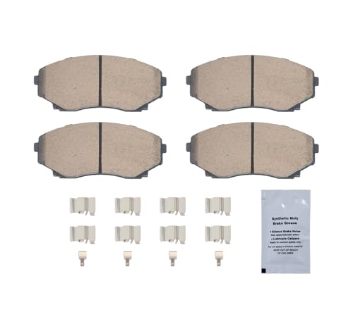 Image of HUSCH D551 Front Ceramic Brake Pads Kit Fit For Mazda MPV 1992-2006