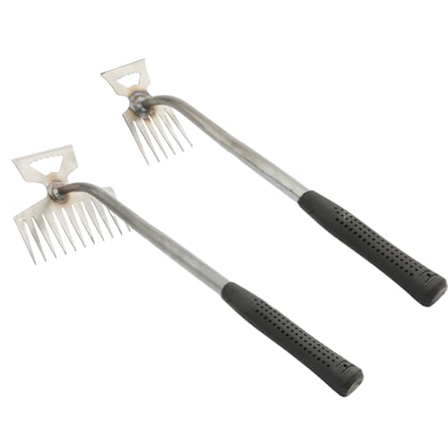 Xoeryoy 2pcs Hand Unkrautwerkzeug Dual-Head