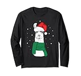 Photo Gallery llama natale babbo natale cappello lovers top, lama funny x-mas maglia a manica Photo Gallery llama natale babbo natale cappello lovers top, lama funny x-mas maglia a manica