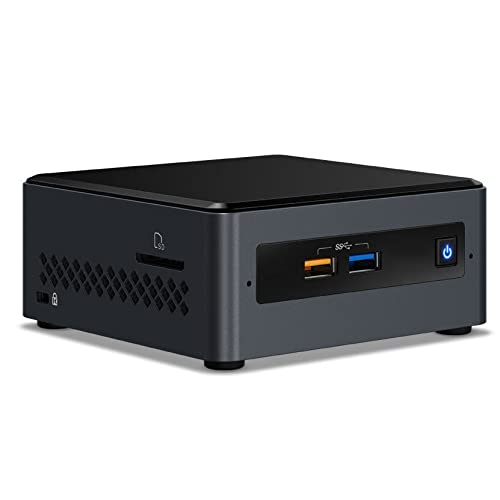 Intel Captronic Mini PC Nuc Dual-Core Turbo 2X 2.70GHz, 128 GB SSD, 8 GB DDR4, UHD 600 Grafik, 4K Auflösung, WLAN, Bluetooth, USB3.0, 2X HDMI, Windows 10 Pro, Komplett-PC