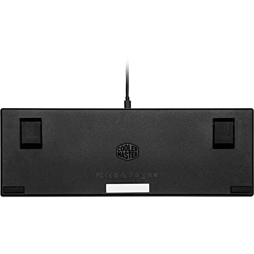 Image of Cooler Master SK620 60% Gunmetal Mechanical Keyboard with Low Profile Brown Switches, New and Improved Keycaps, and Brushed Aluminum Design