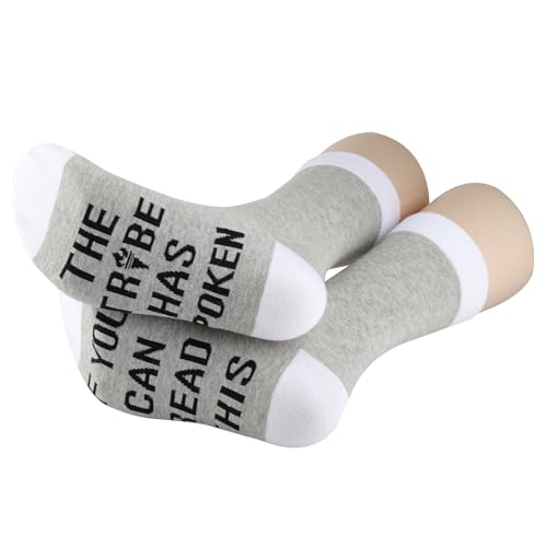 JXGZSO 2 Pairs Tv Show Inspired Gift Survivor Gift You Can Read This Tribe Spoken Socks Gift for fans4