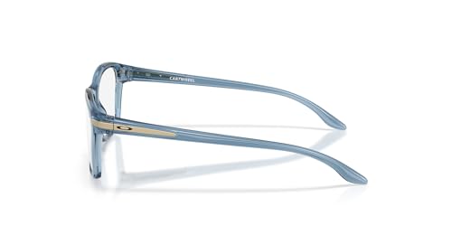 Image of Oakley Youth Unisex Kids OY8010 Cartwheel Rectangular Prescription Eyewear Frames, Polished Clear /Demo Lens