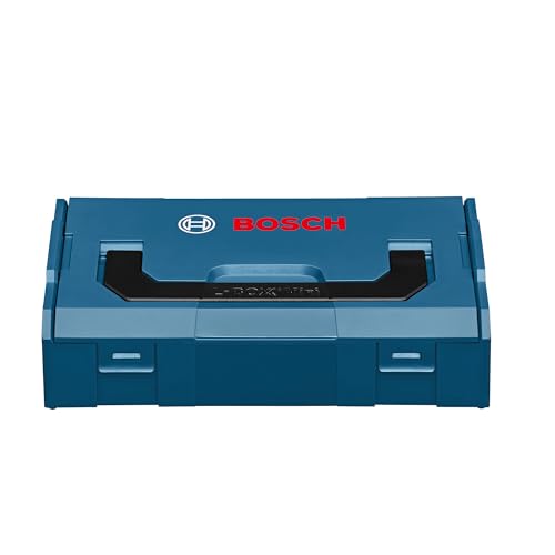Bosch 1600A007SF Mini Professional L-BOXX Werkzeugbehälter (26 15,5 6,3 cm), Schwarzblau, Negro, Azul 1 Bosch 1600A007SF Mini Professional L-BOXX Werkzeugbehälter (26 15,5 6,3 cm), Schwarzblau, Negro, Azul