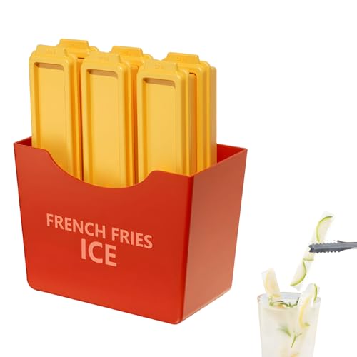 Molde de hielo de silicona en forma de papas fritas miniatura 1