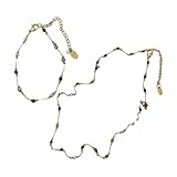 Photo Gallery thewasc elegante catena collana piccoli perle bracciale regolabile set gioielli lunghezza in lega adatta per donne e ragazze gioielli in pietra naturale Photo Gallery thewasc elegante catena collana piccoli perle bracciale regolabile set gioielli lunghezza in lega adatta per donne e ragazze gioielli in pietra naturale