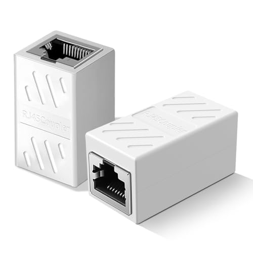 BLKing RJ45 Coupler Cat7 Cat6 Cat5e 8P8C Ethernet Lan Cable Connector 8P8C Network In-Line Coupler Female to Female