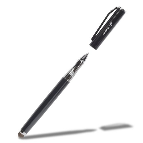 Fosmon Trio Stylus capacitivo em preto, prata e vermelho para Kindle Fire, Kindle Paperwhite e outro