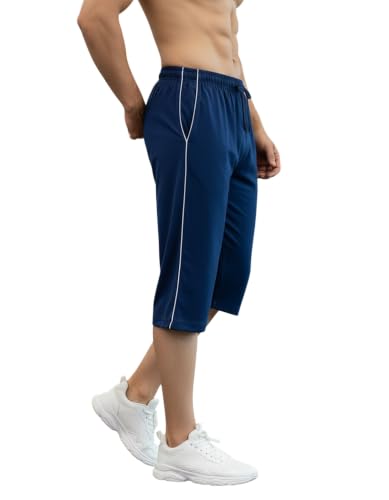 Image of FEEL TRACK Men's Regular Fit Three Fourth Capri